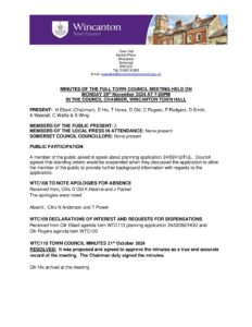 Appendix 1. Draft Minutes Full Council Meeting Monday 25th November ...